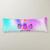 Fuchsia Unicorn Body Pillow Lichaamskussen (Achterkant)