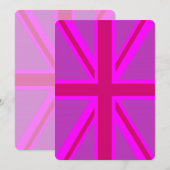 Fuchsia Union Jack (Voorkant / Achterkant)