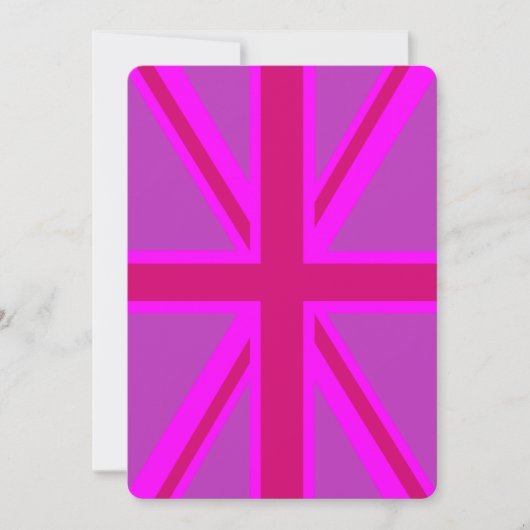 Fuchsia Union Jack (Voorkant)