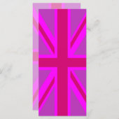 Fuchsia Union Jack (Voorkant / Achterkant)
