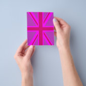 Fuchsia Union Jack Flyer (Hand)