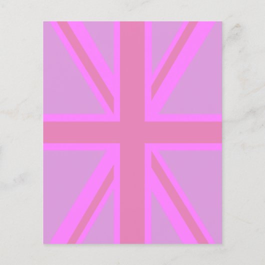 Fuchsia Union Jack Flyer (Achterkant)