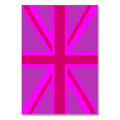 Fuchsia Union Jack Kaart (Voorkant)