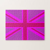 Fuchsia Union Jack Legpuzzel (Horizontaal)