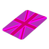 Fuchsia Union Jack Magneet (Linkerzijde)