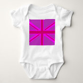 Fuchsia Union Jack Romper (Voorkant)