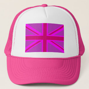 Fuchsia Union Jack Trucker Pet