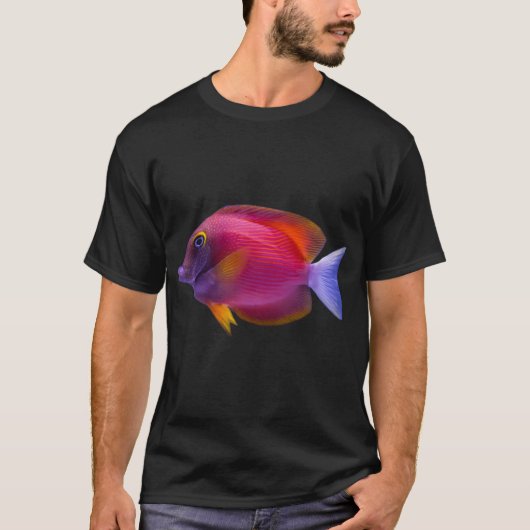 Fuchsia vis t-shirt (Voorkant)