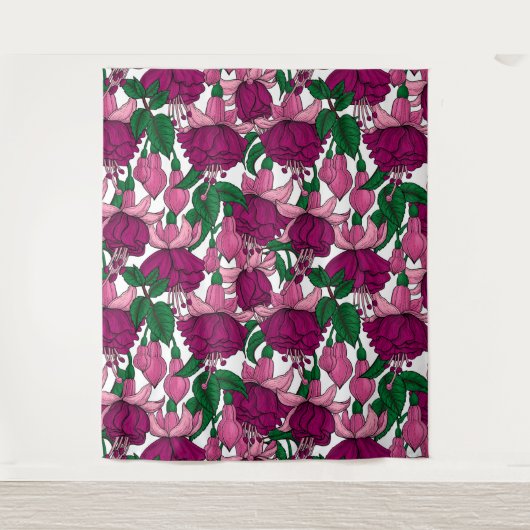 Fuchsia Wandkleed (Voorkant)