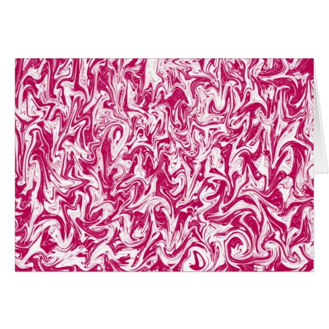 Fuchsia & White Swirl (Voorkant Horizontaal)