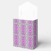 Fuchsia Zilveren Favor Doos Bedankdoosjes (Geopend)