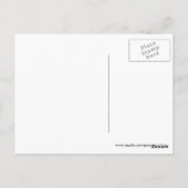 Fuchsiakleurig Vrede Briefkaart (Achterkant)