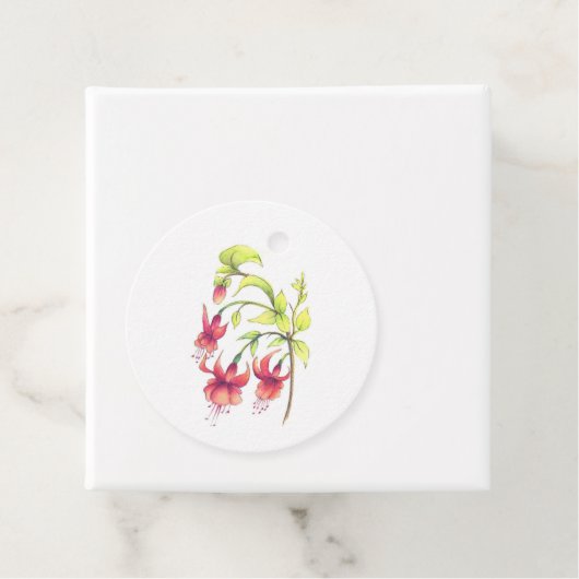 Fuchsias Bedankjes Labels (In situ)