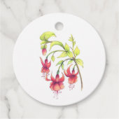 Fuchsias Bedankjes Labels (Voorkant)