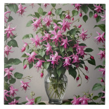 Fuchsias bloemen in vaas