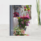 Fuchsias Personalized 40th Wedding Jubileum Kaart (Voorkant)