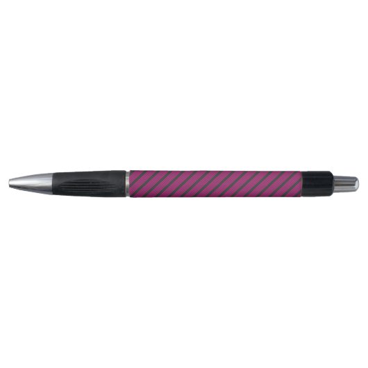 Fuchsie en houtskool met vijf strepen pen (Voorkant)