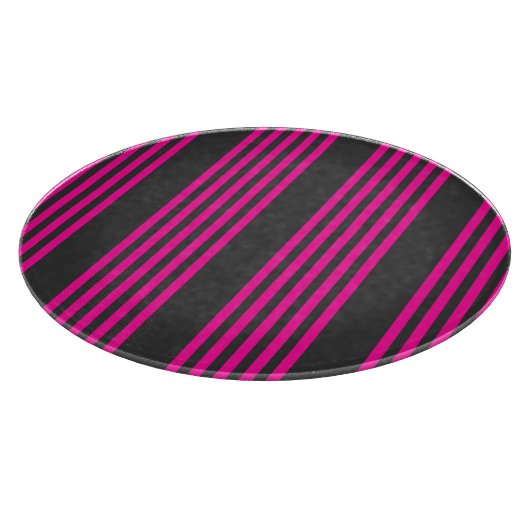 Fuchsie en houtskool met vijf strepen snijplank (Hoek)