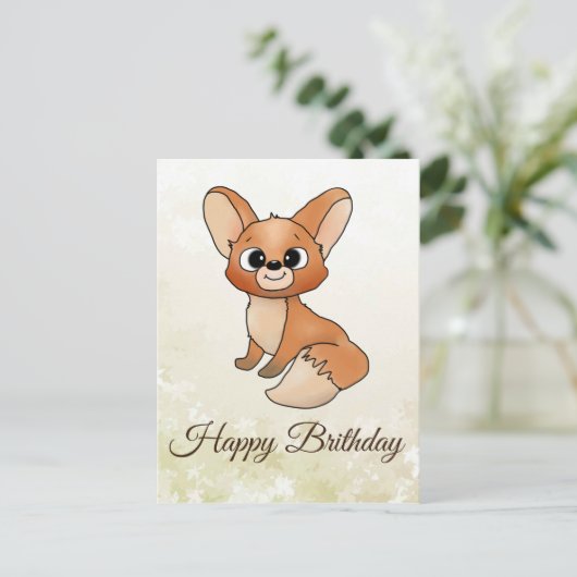 Füchslein Briefkaart (Staand voorkant)