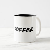 Fuckoffee Tweekleurige Koffiemok (Voorkant rechts)