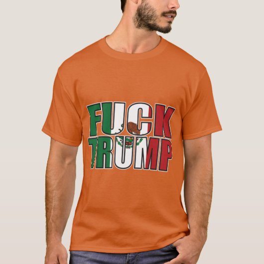 Fuckrump Meican Flag boy T-shirt (Voorkant)