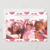 Fucshia Heart Best Friends Photo Happy Valentine's (Voorkant)