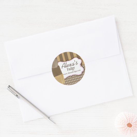 Fudge Business Sticker (Envelop)