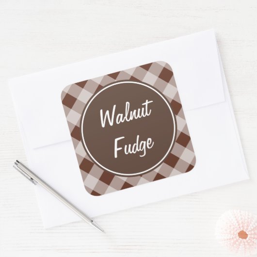 Fudge Gingham Keuken Stickers (Envelop)