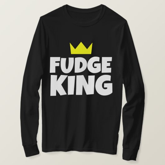 FUDGE KING MANNEN T-shirt (Design voorkant)