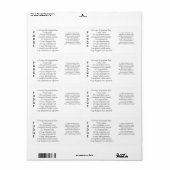 Fudge Labels (Full Sheet)