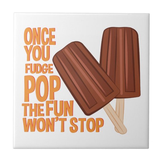 Fudge Pop Tegeltje (Voorkant)