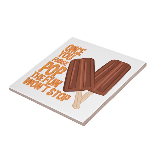 Fudge Pop Tegeltje (Zijkant)