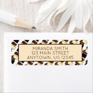 Fudge Stack Confection Snoep Sweets Etiket