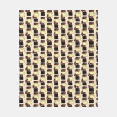 Fudge Stack Confection Snoep Sweets Fleece Deken (Voorkant)