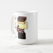 Fudge Stack Confection Snoep Sweets Koffiemok (Voorkant links)