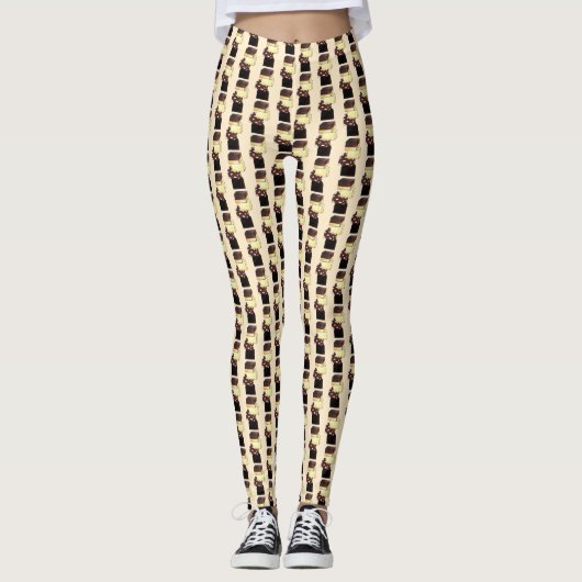 Fudge Stack Confection Snoep Sweets Leggings (Voorkant)