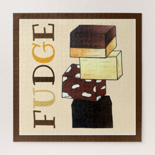 Fudge Stack Confection Snoep Sweets Legpuzzel