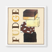 Fudge Stack Confection Snoep Sweets Magneet (Voorkant)
