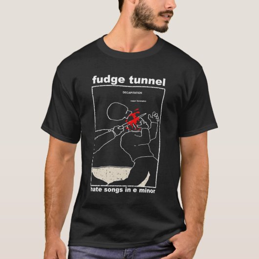 Fudge Tunnel Decapitation Classic Old School UK T-shirt (Voorkant)