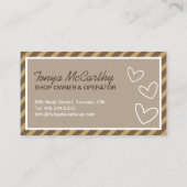 Fudge Visitekaartjes (Achterkant)