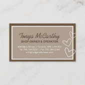 Fudge Visitekaartjes (Achterkant)