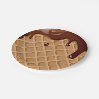 Fudge Waffle Cone Papieren Bordje