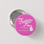 Fudgies Michigan Sweethearts Ronde Button 3,2 Cm (Voorkant /achterkant)