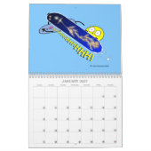 "Fudsy Faces" — 12-maandelijkse kalender (Jan 2027)