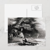 Fuegian Wigwams at Hope Harbourin the Magdalen Briefkaart (Voorkant / Achterkant)