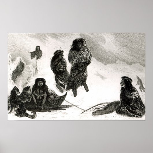 Fuegiërs gaan handel drijven in Zapallos Poster (Voorkant)