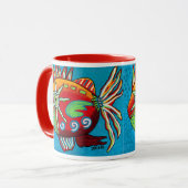 "Fuego" 11 oz drinkbeker Mok (Voorkant links)