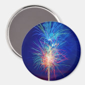 Fuegos artificiales a la puesta de sol magneet (Voorkant / Achterkant)