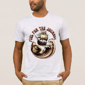 Fuel for the Journey Coffee Design T-shirt (Voorkant)