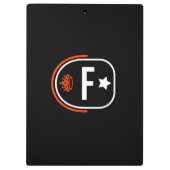 FUEL Racing League Zwart Klembord (Achterkant)